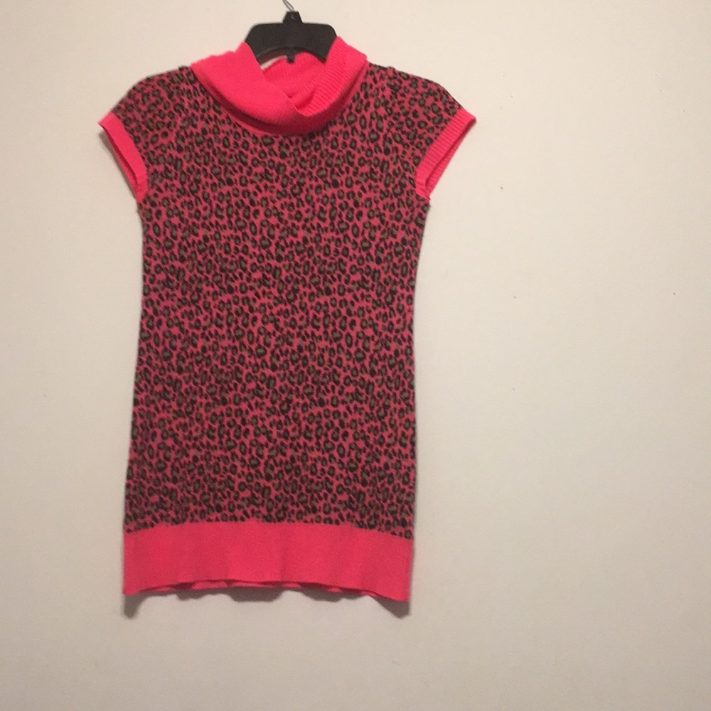 Girls t/o turtle neck shortsleeved sweater top